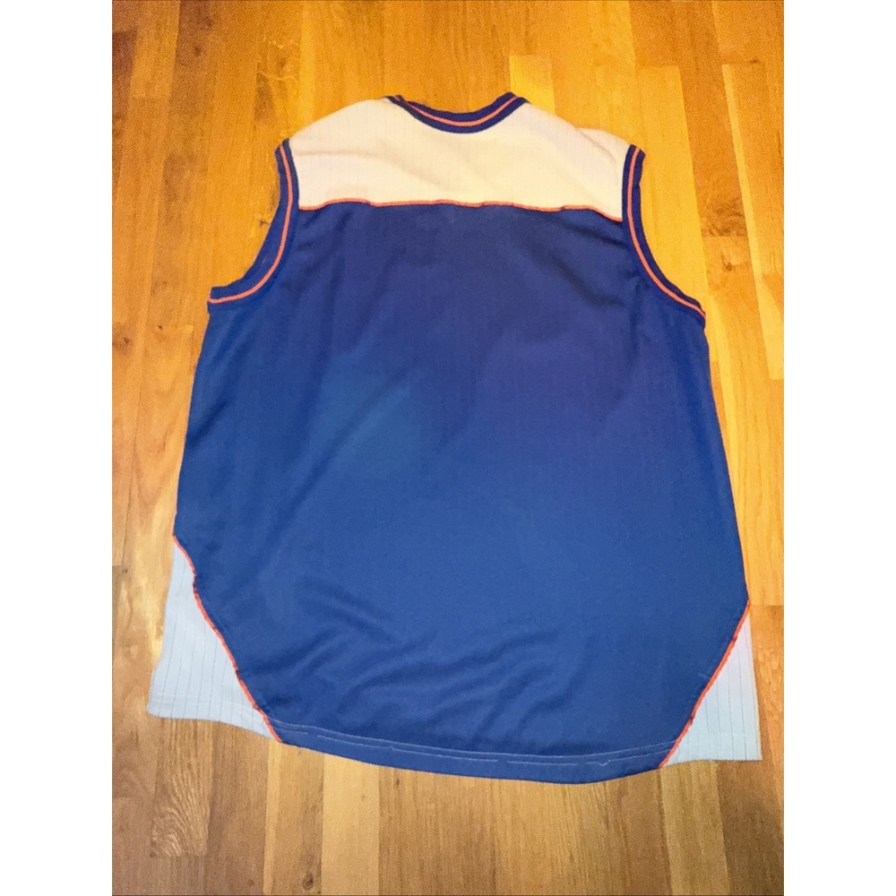 Nike Jordan Reversible Basketball Jersey GOAT Blue Orange Sz XL Vtg . Excellent‎ - Picture 2 of 5